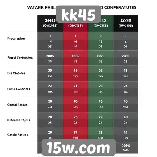 Comparativo entre kk45 e concorrentes no mercado de jogos